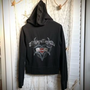 Harley-Davidson black women’s hoodie.